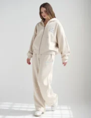 Christian Basics Eggshell Wide Leg Sweatpant