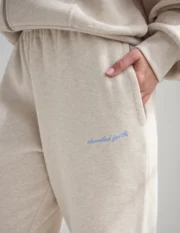 Christian Basics Eggshell Wide Leg Sweatpant