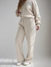 Christian Basics Eggshell Wide Leg Sweatpant