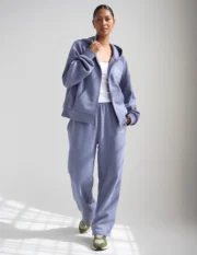 Christian Basics Plum Wide Leg Sweatpant