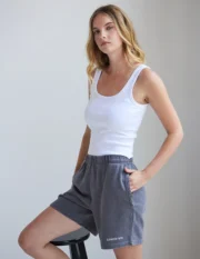 Christian Basics Smoke Grey Women’s Short