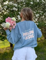 Christian Follow Jesus Unisex Crewneck