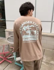 Christian Jesus Changes Everything LS Heavyweight Tee