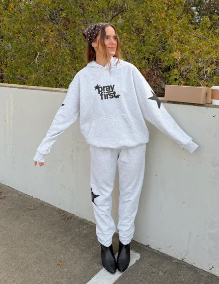 Christian Pray First Unisex Hoodie