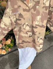 Christian What a Friend in Jesus Camo Shacket